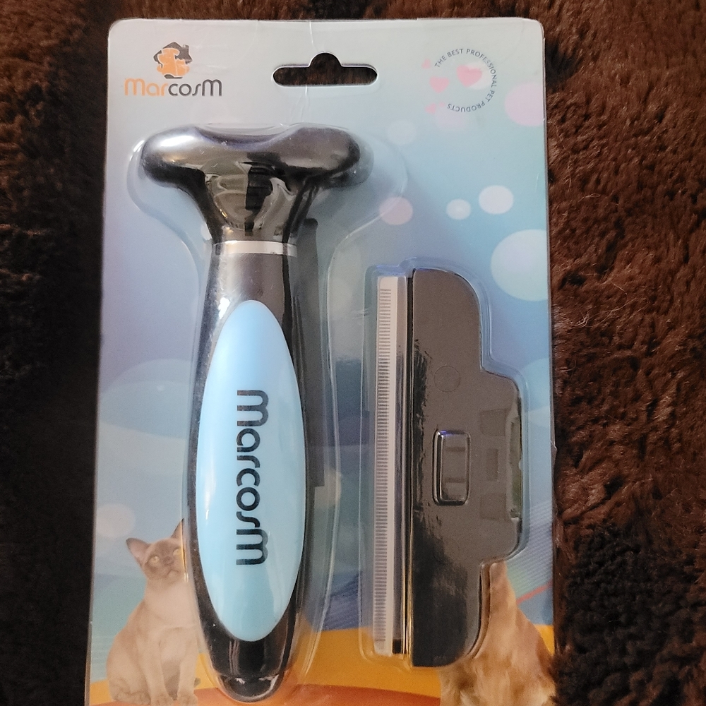 Pet toy and brush
